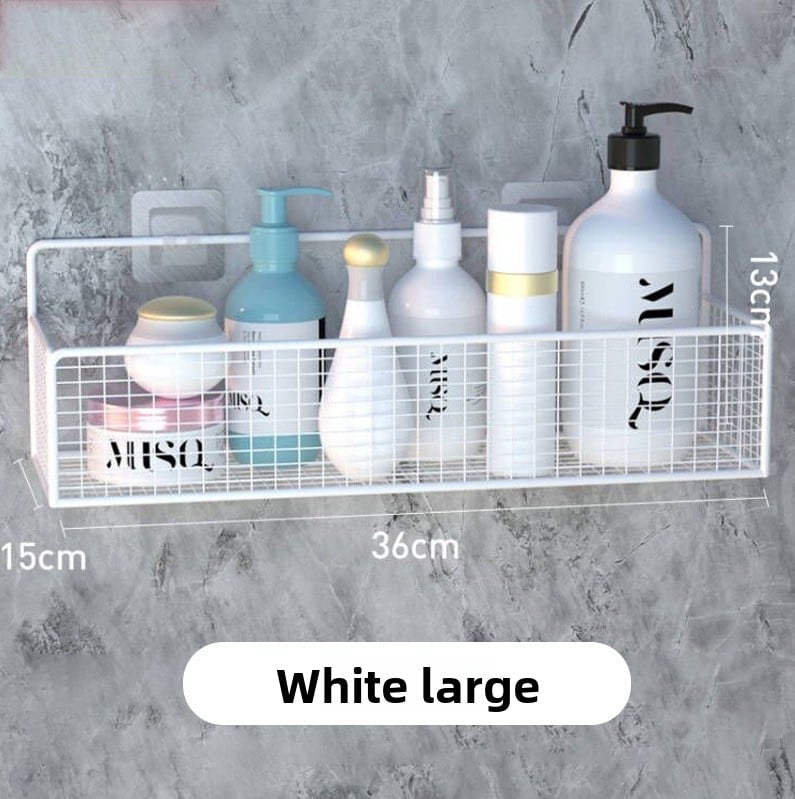 Bathroom Storage Rack | Wall-Mounted Multi-Functional Organizer