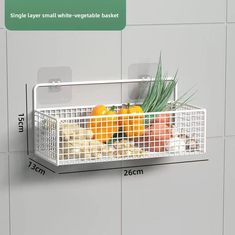 Bathroom Storage Rack | Wall-Mounted Multi-Functional Organizer