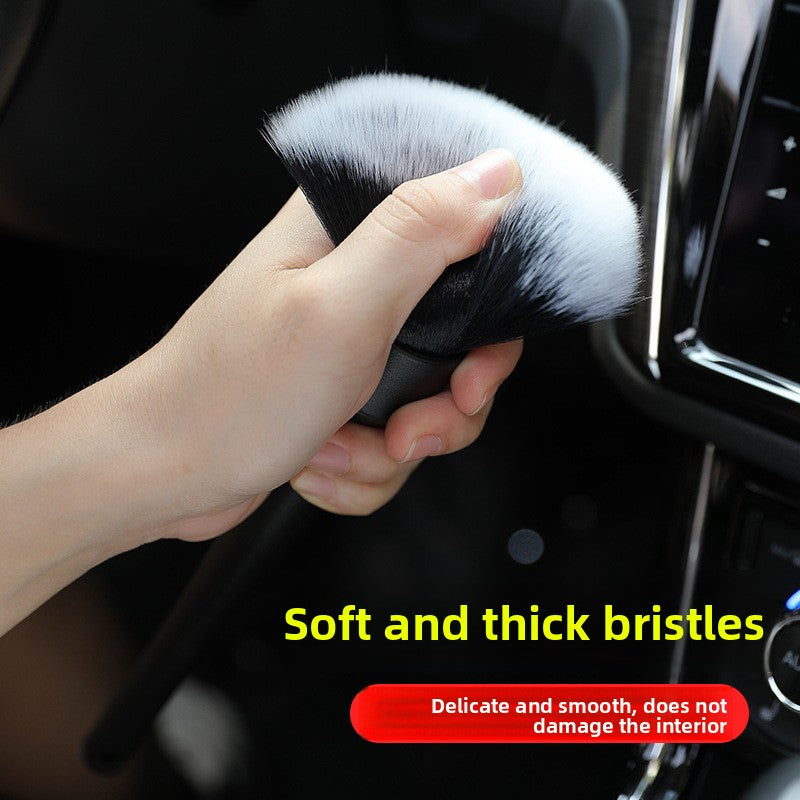 Car Interior Dust Brush | Soft Bristle Dashboard & Air Vent Cleaning Brush