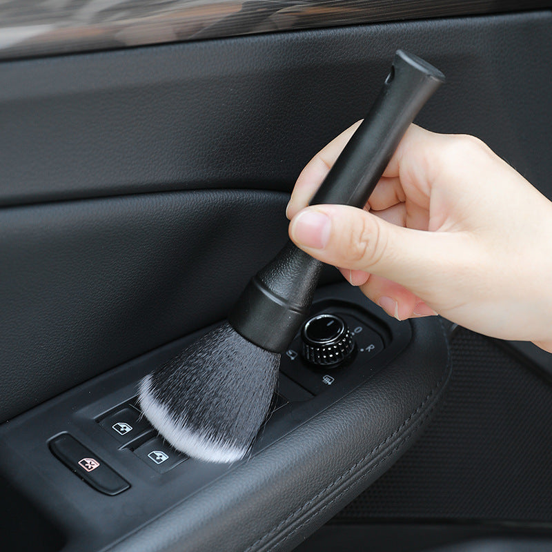 Car Interior Dust Brush | Soft Bristle Dashboard & Air Vent Cleaning Brush