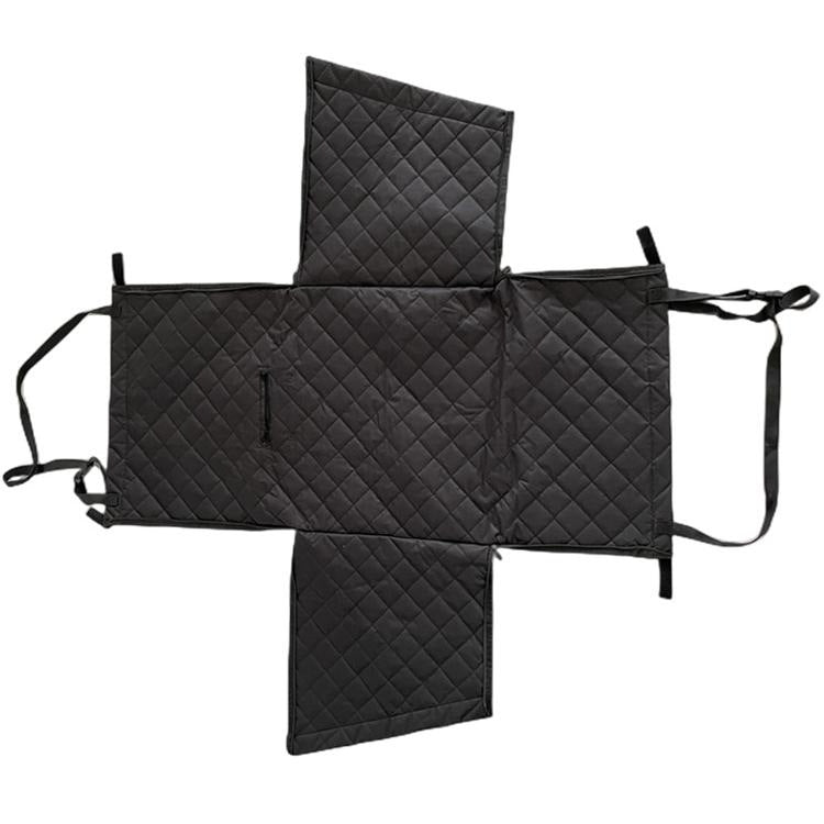 Pet Car Seat Cushion Non-Slip Backing & Adjustable Straps