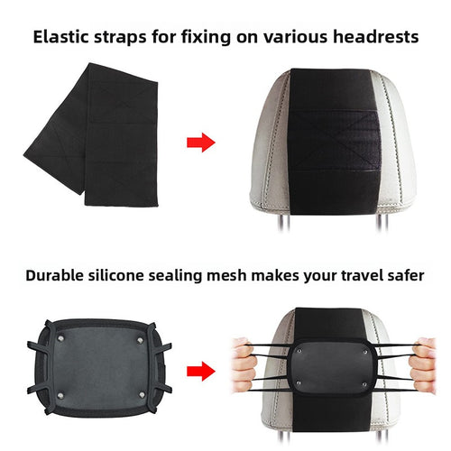 Adjustable Car Headrest Tablet Holder