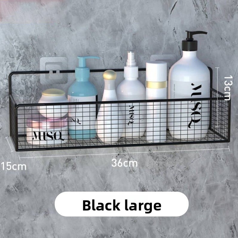 Bathroom Storage Rack | Wall-Mounted Multi-Functional Organizer