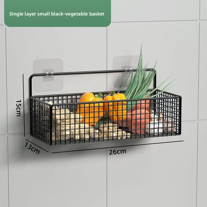 Bathroom Storage Rack | Wall-Mounted Multi-Functional Organizer
